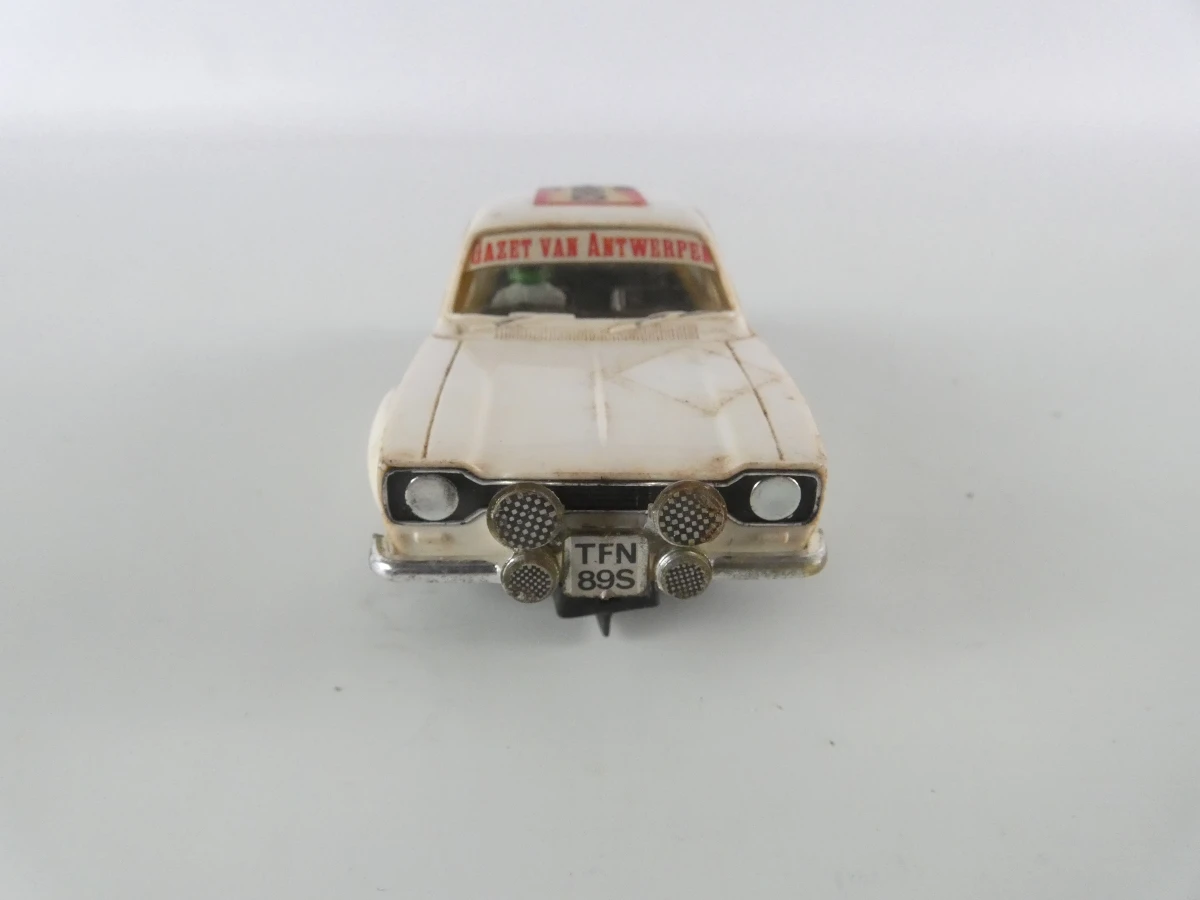 Set van 4 vintage Scalextric racebaanauto’s met vitrineboxen - foto 18