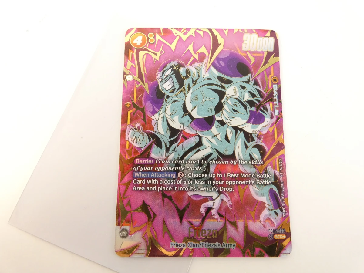 Set van 4 Dragon Ball Super verzamelkaarten Frieza - foto 8