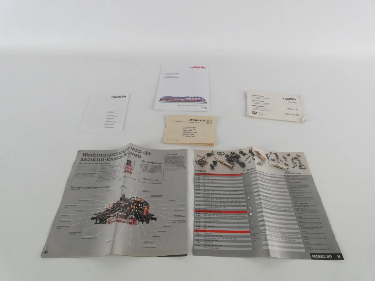 Vintage Märklin H0-modeltreinen en spooraccessoires - foto 17