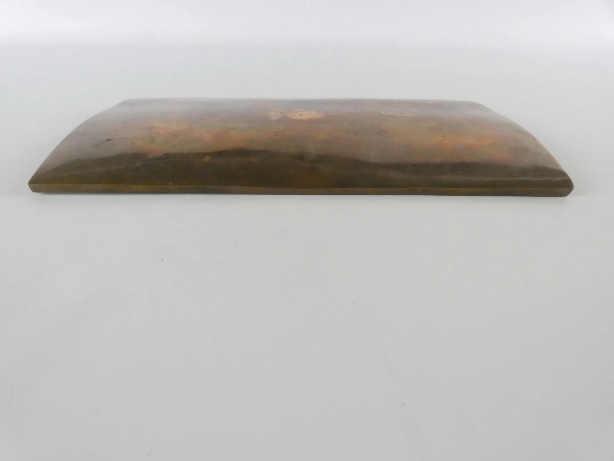 Vintage bronzen pennenbak in Art Deco-stijl - gesigneerd - foto 3