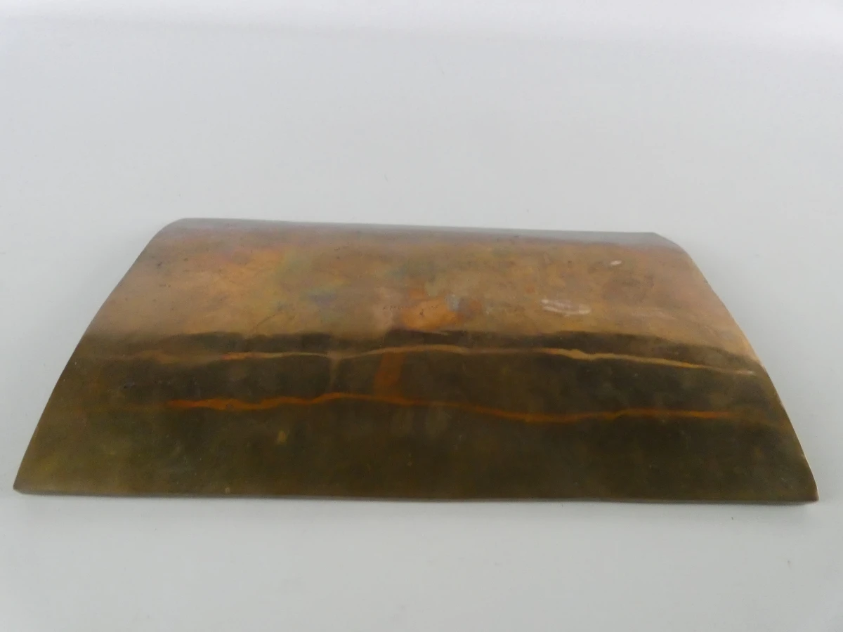 Vintage bronzen pennenbak in Art Deco-stijl - gesigneerd - foto 4