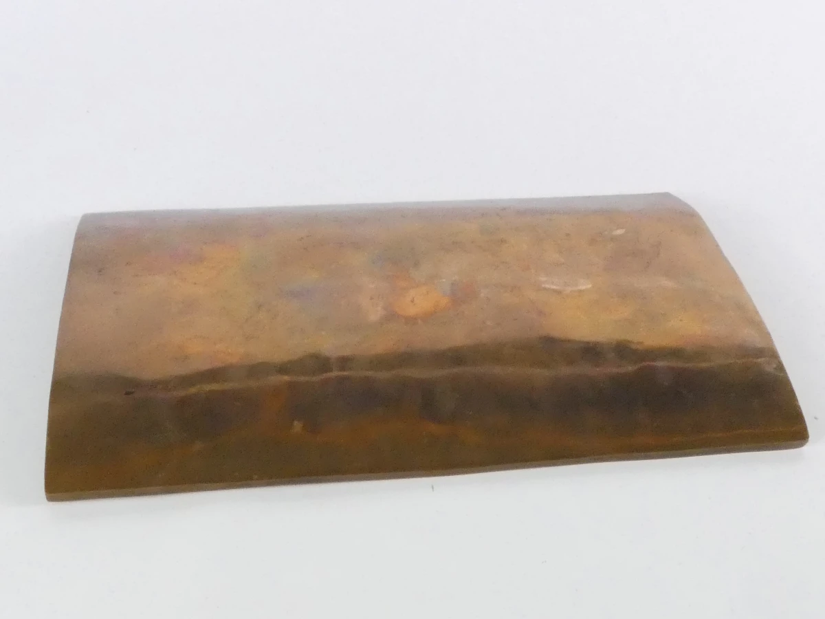 Vintage bronzen pennenbak in Art Deco-stijl - gesigneerd - foto 12