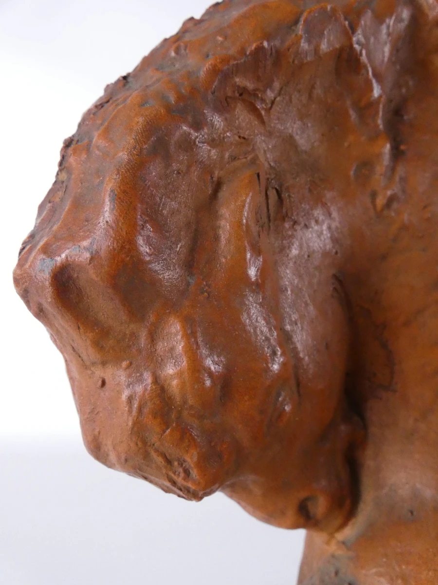 Terracotta sculptuur van Jos De Decker - foto 2