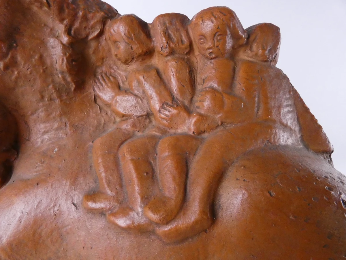 Terracotta sculptuur van Jos De Decker - foto 3