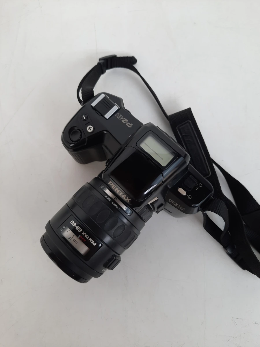 Pentax PZ-10 Spiegelreflexcamera (Analoog) – Met 28-80mm Lens, Tas & Batterij
