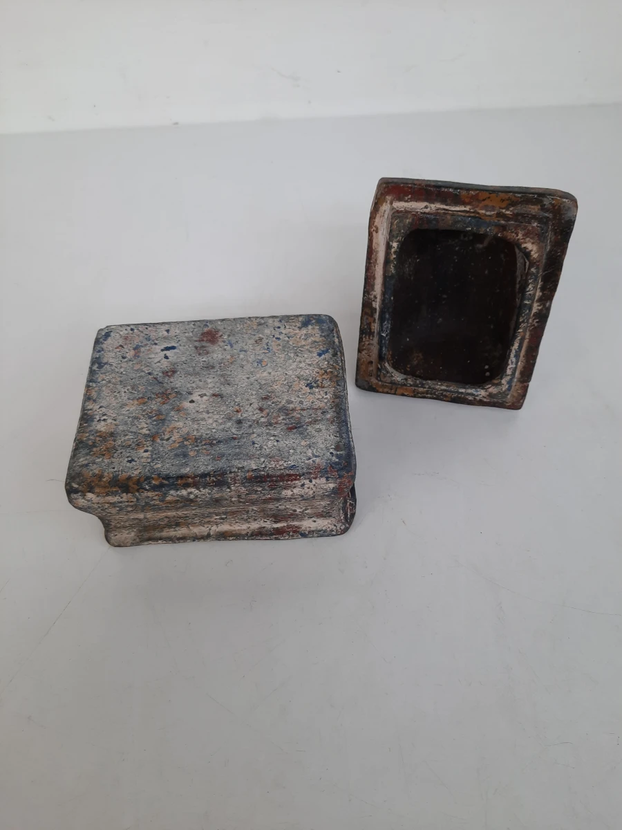 Rustiek Vintage / Antiek Stijl Doosje met Deksel – Uniek Decoratief Sieradenkistje
