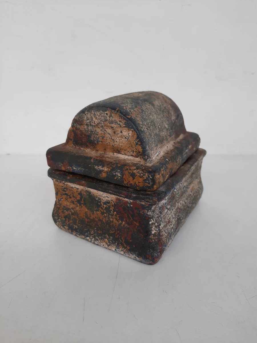 Rustiek Vintage / Antiek Stijl Doosje met Deksel – Uniek Decoratief Sieradenkistje