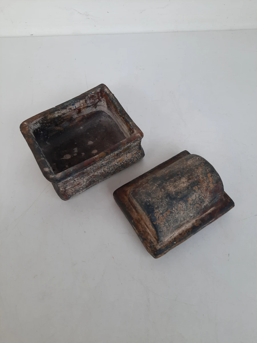 Rustiek Vintage / Antiek Stijl Doosje met Deksel – Uniek Decoratief Sieradenkistje