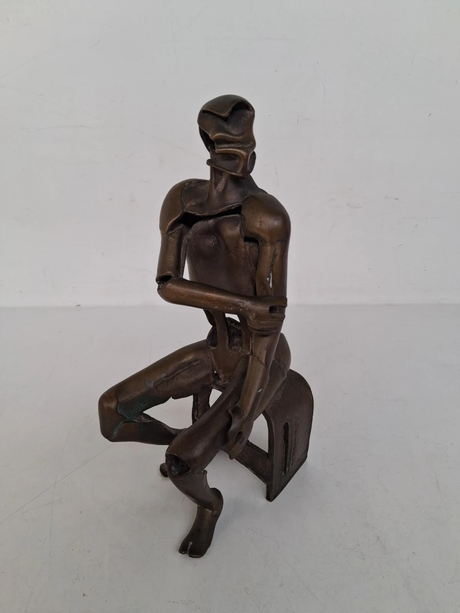 Bronzen beeld door Rik Proot