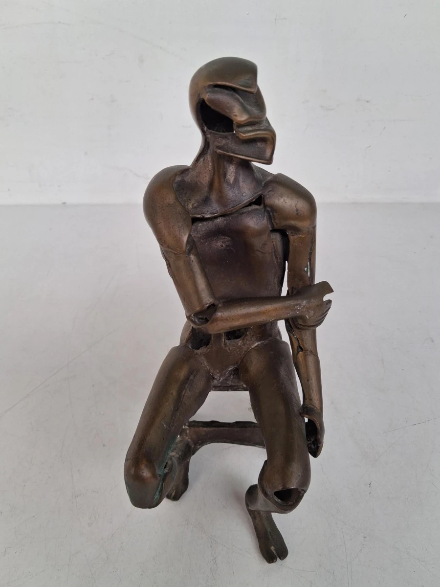 Bronzen beeld door Rik Proot