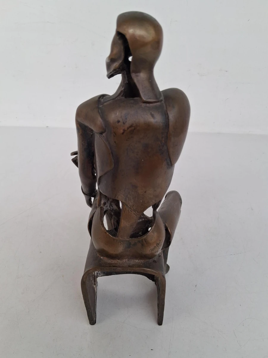 Bronzen beeld door Rik Proot