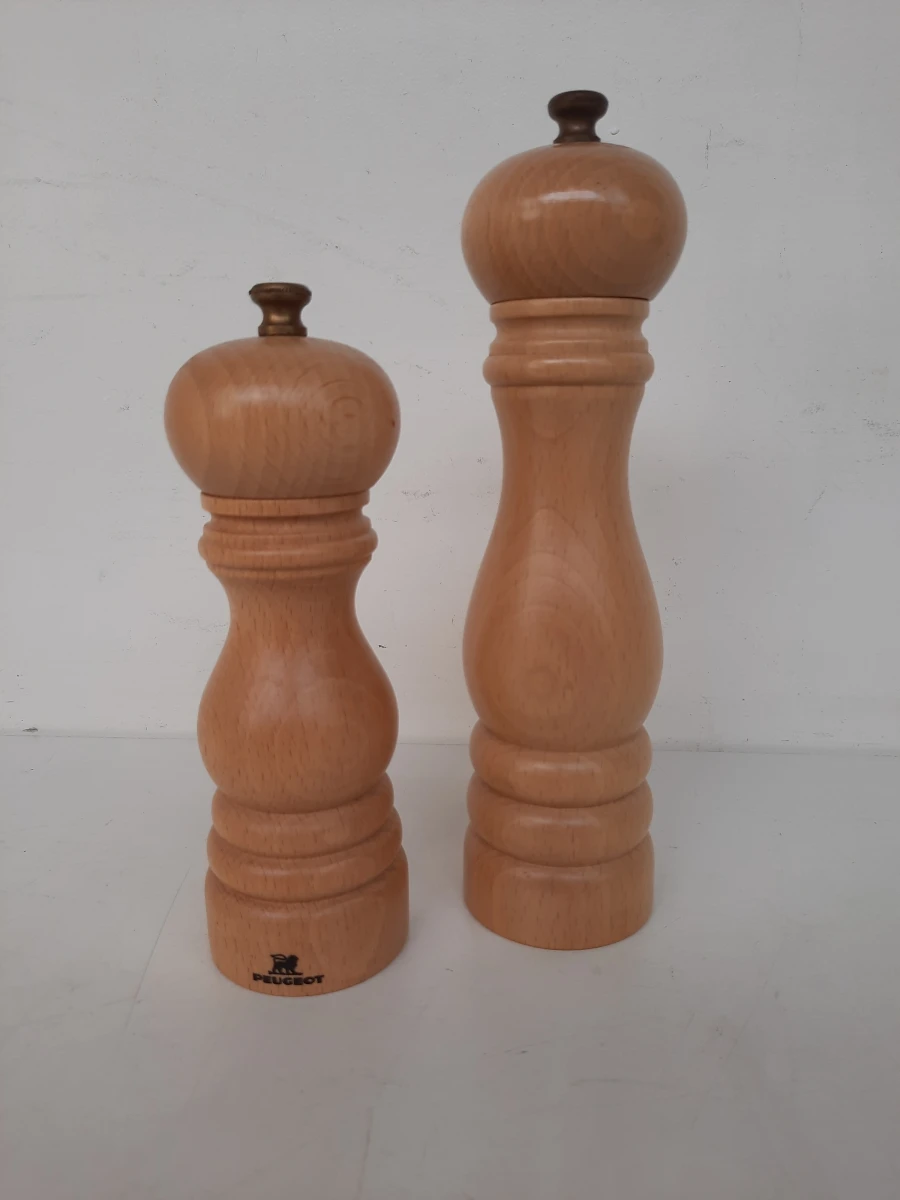 Originele Peugeot Peper- en Zoutmolen Set – Beukenhout – Model Paris