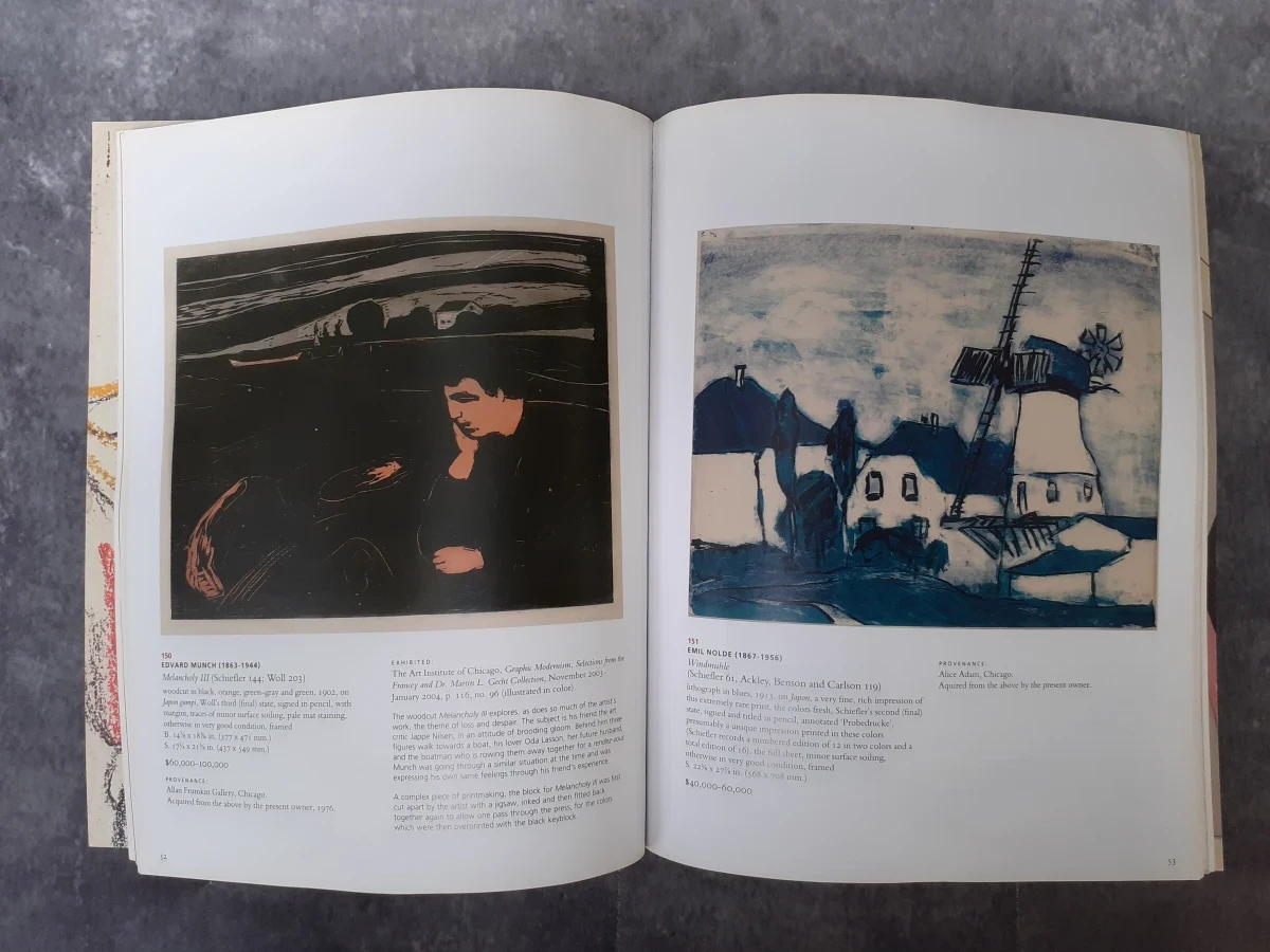 Boek: Set van 4 Christie's kunstcatalogi