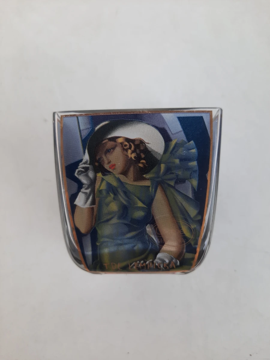 Goebel Artis Orbis – Set van 3 Glazen Theelichthouders – Tamara de Lempicka (Art Deco)