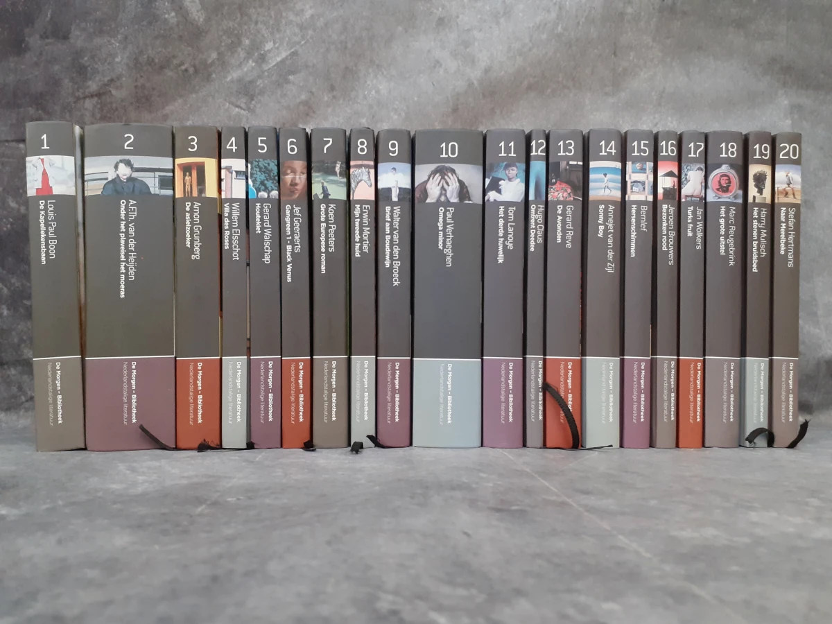 Boek: Complete 20-delige reeks: De Morgen Bibliotheek - Nederlandse Literatuur