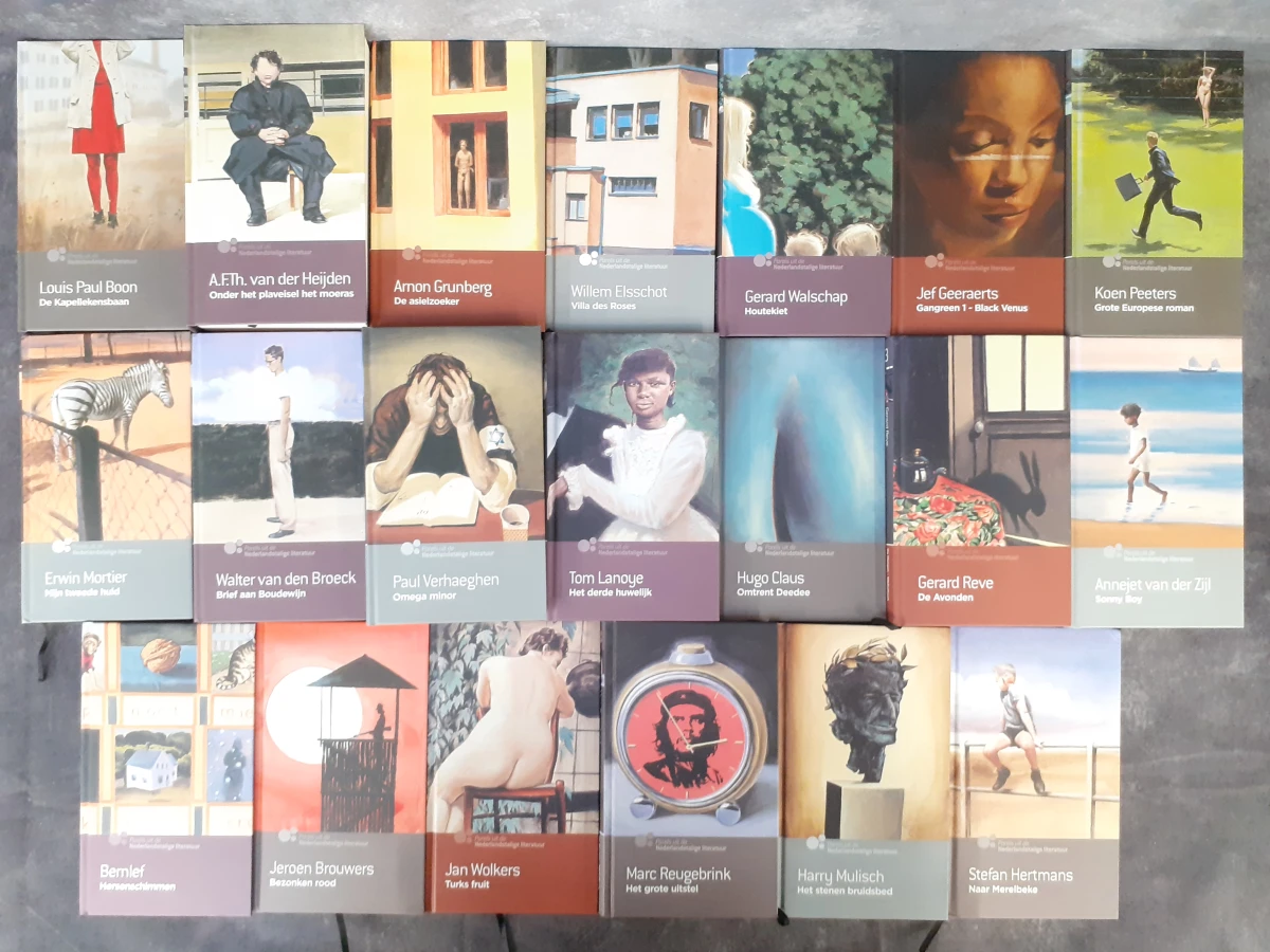 Boek: Complete 20-delige reeks: De Morgen Bibliotheek - Nederlandse Literatuur
