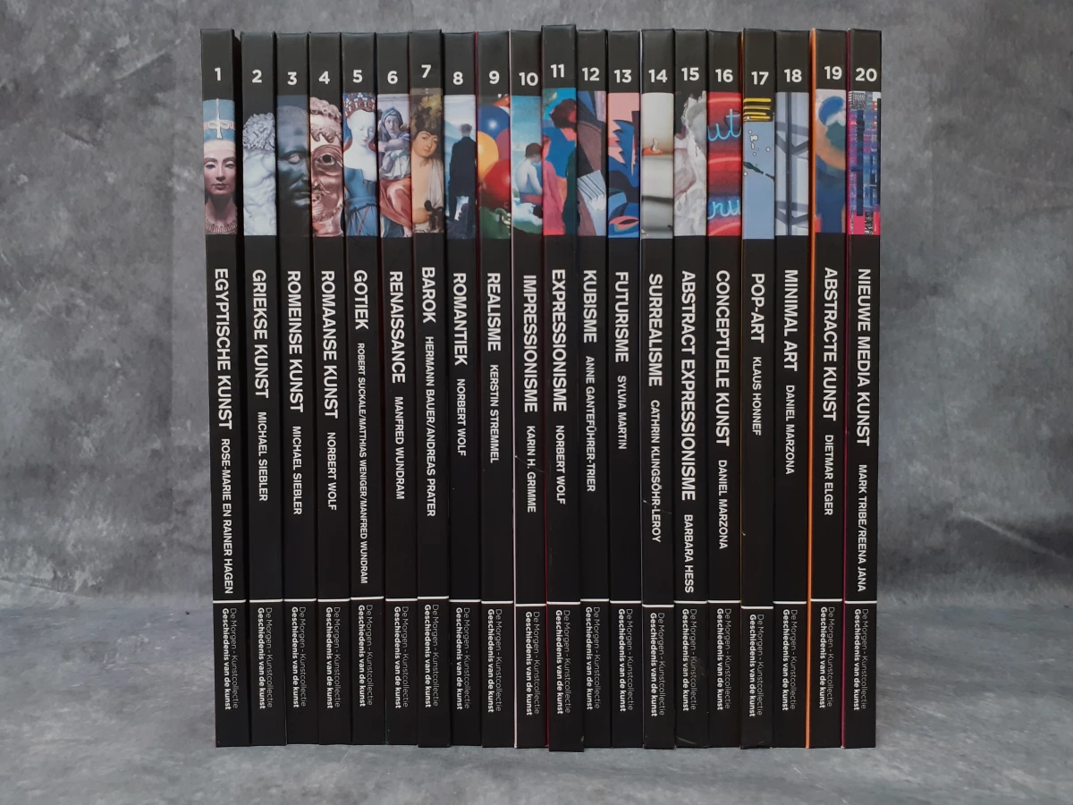 Boek: 20-delige kunstboekenreeks: De Morgen - Kunstcollectie: geschiedenis van de kunst