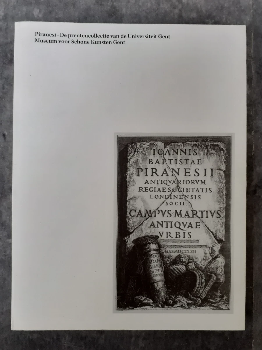 Boek: Piranesi - De prentencollectie van de Universiteit Gent
