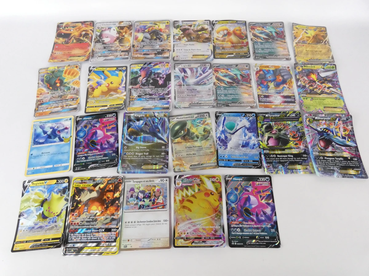26 grote holografische Pokémon-kaarten – kavel bij De Kringwinkel, Heverlee