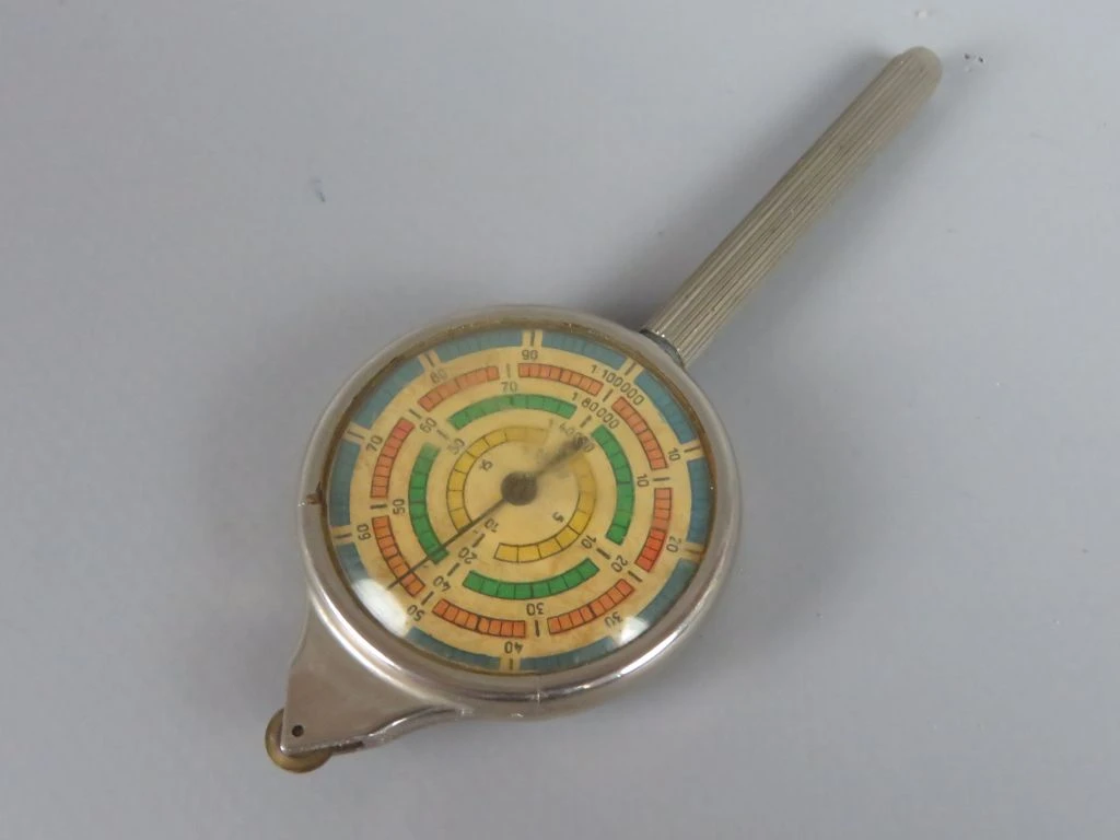 Vintage distance meter for maps | ANWB