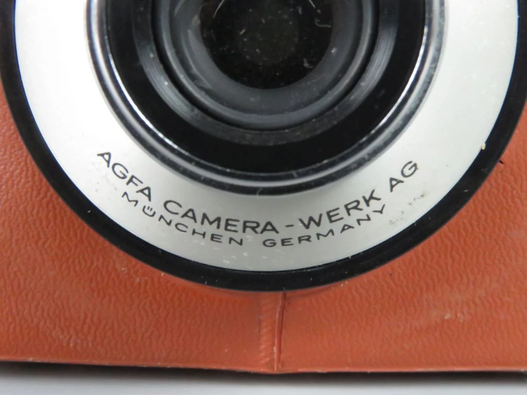 Vintage Agfa Clack boxcamera met apparaattas