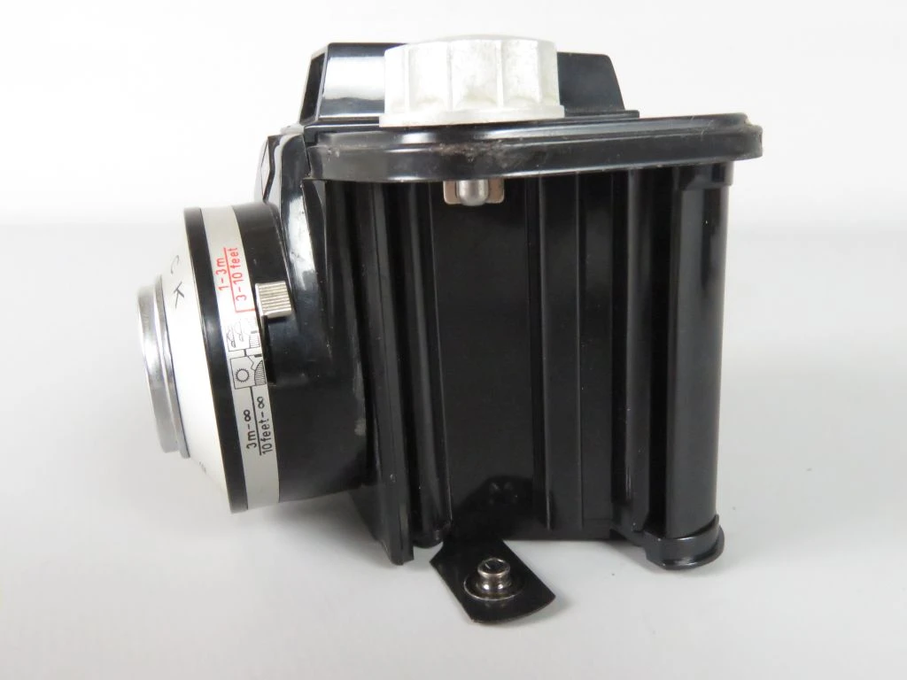 Vintage Agfa Clack boxcamera met apparaattas