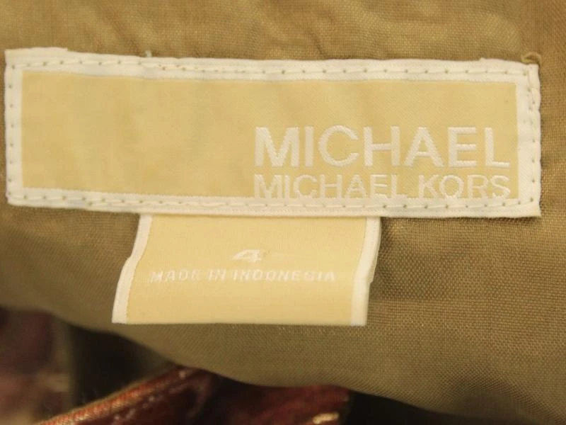 Michael Kors feestjurk goud/brons jacquard