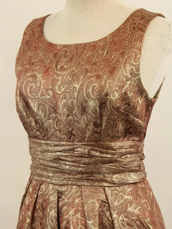 Michael Kors feestjurk goud/brons jacquard