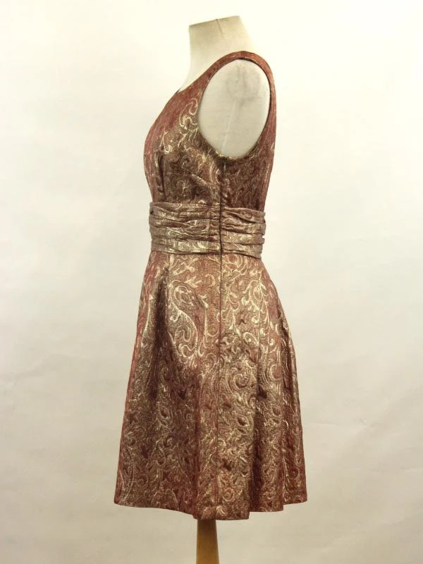 Michael Kors feestjurk goud/brons jacquard