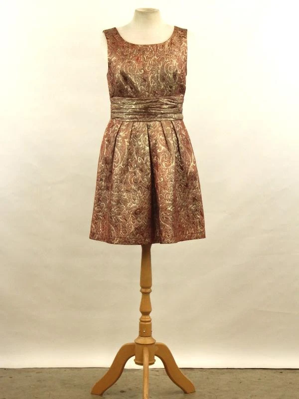 Michael Kors feestjurk goud/brons jacquard