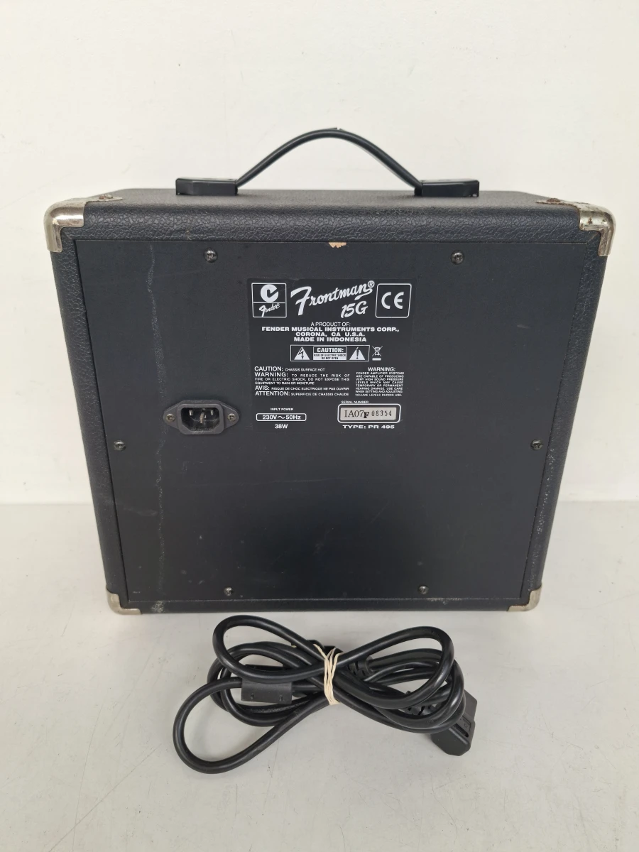 Fender Frontman 15G Gitaarversterker (Type: PR 495) – Betrouwbare 15W Oefencombo