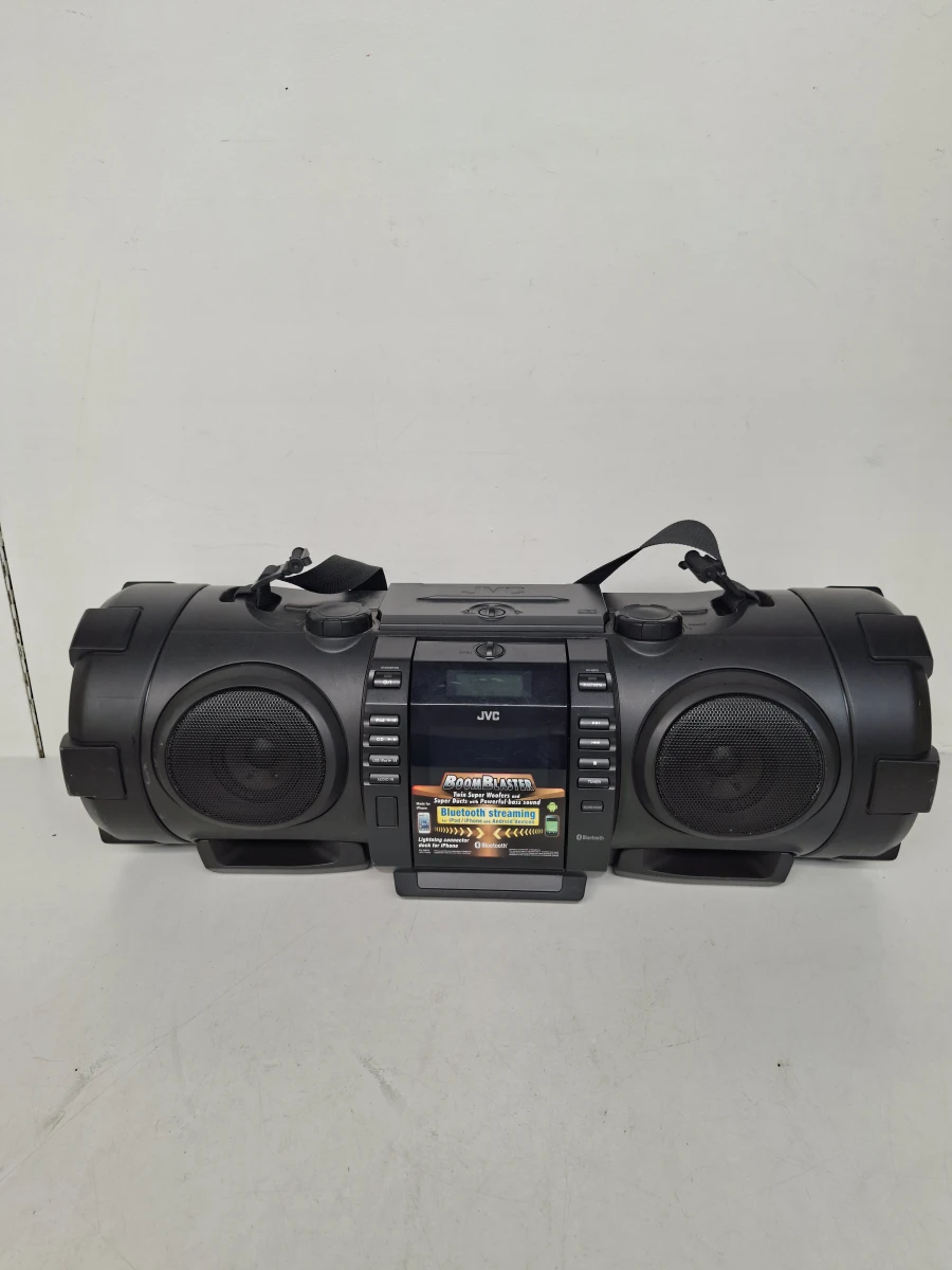 JVC RV-NB75 Boomblaster – Bluetooth Ghettoblaster met Krachtige Twin Super Woofers