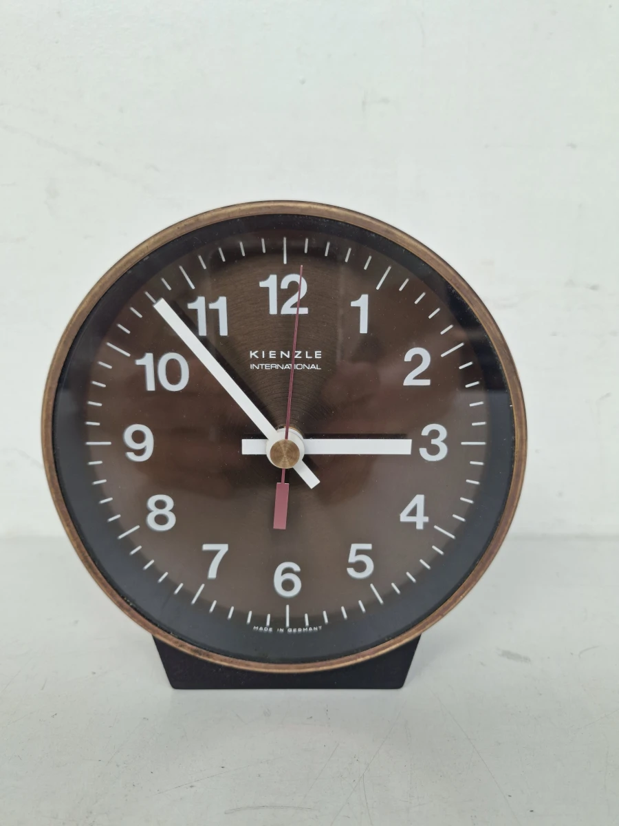 Vintage Kienzle International Wekker – Quartz Tafelklok – Made in Germany – Jaren '70