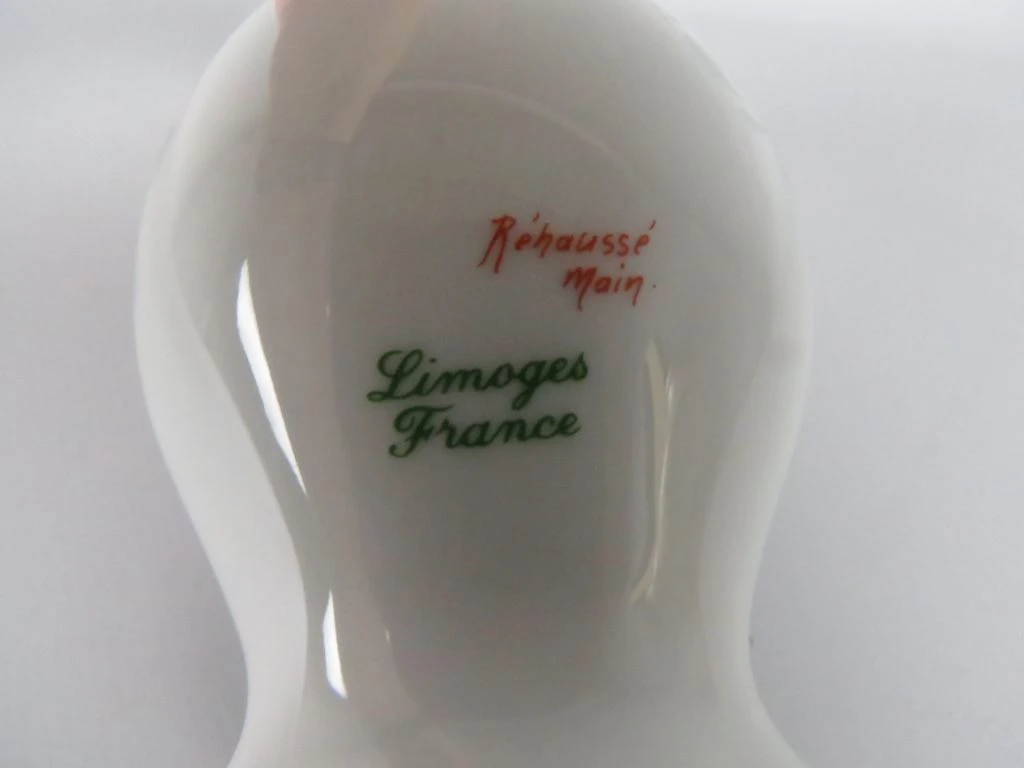 Klassieke porseleinen Limoges karafvaas