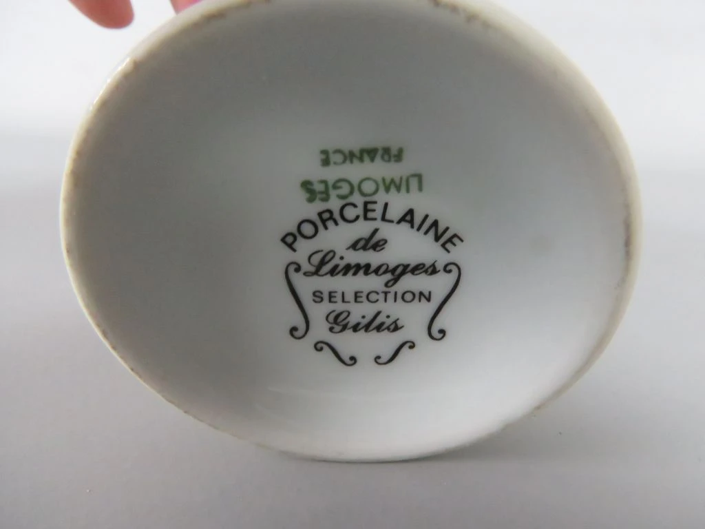 Klassieke porseleinen Limoges karafvaas