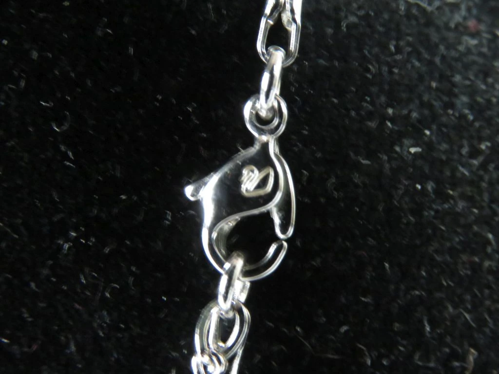 Swarovski Halsketting met Modern Abstracte Hanger
