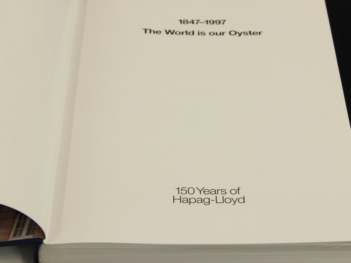 The world is our oyster: 150 years of Hapag-Lloyd