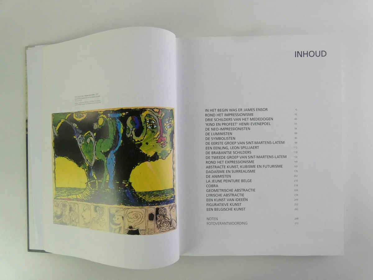 Boek Belgische Kunst 1880-2000 van Ensor tot Panamarenko
