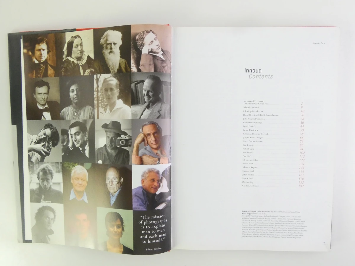 Luxe editie fotoboek Face of Face met zwart-wit fotografie