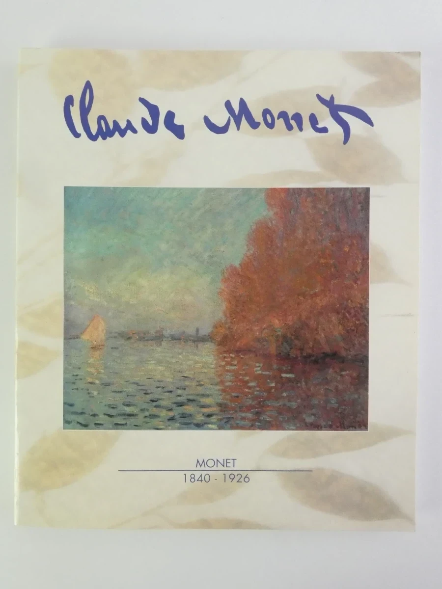 Boek over Claude Monet met kunstwerken