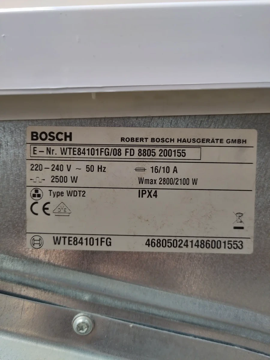 Condensdroogkast - BOSCH - type: WTA8410FE - foto 11