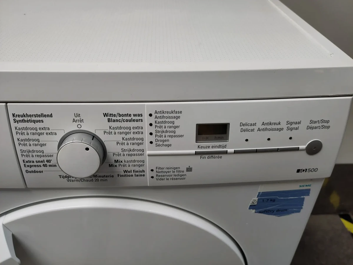 Condensdroogkast - SIEMENS - type: WT46E304FG - foto 5
