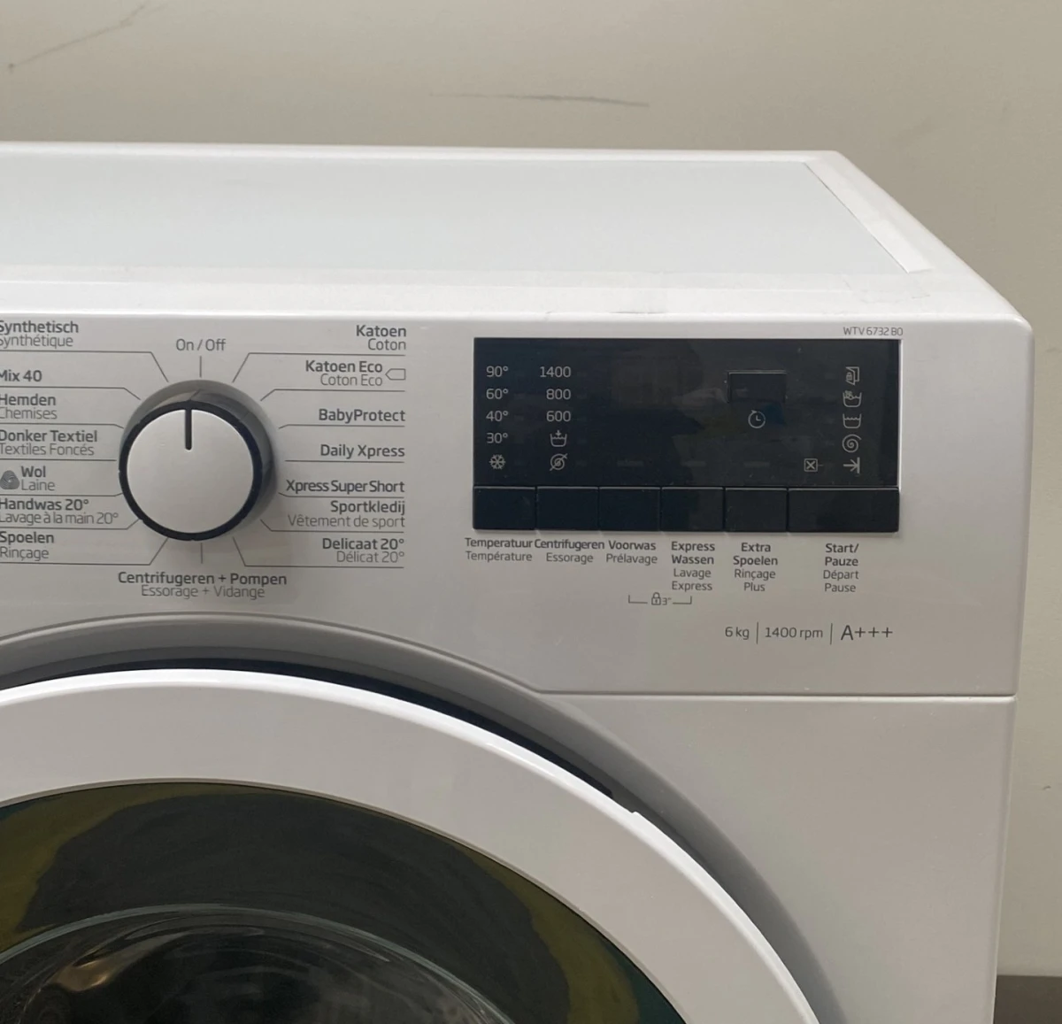 Wasmachine - BEKO - type: WTV6732B0 - foto 4