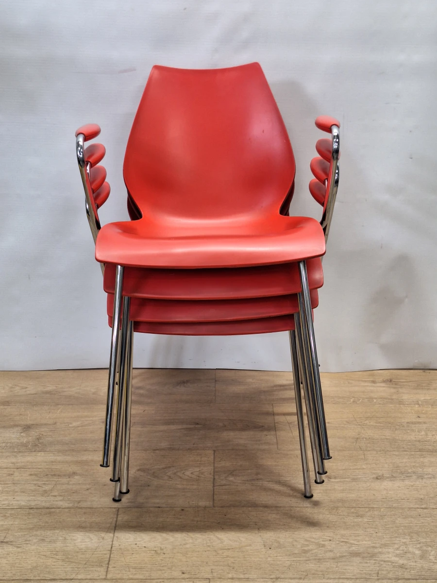 Set van 4 Kartell Maui stoelen - Design van Vico Magistretti