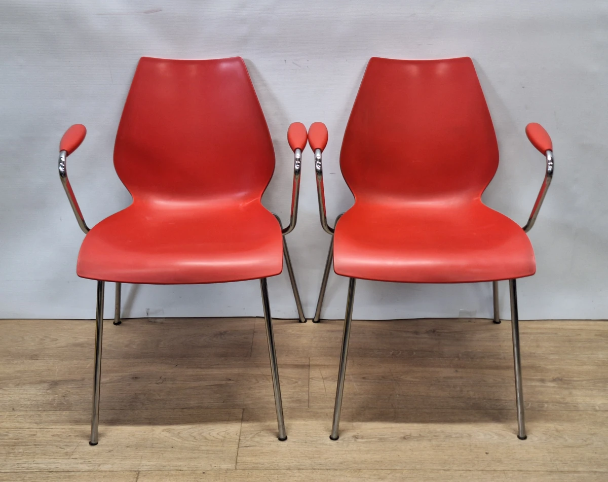Set van 4 Kartell Maui stoelen - Design van Vico Magistretti