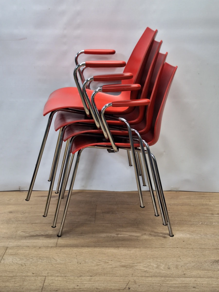 Set van 4 Kartell Maui stoelen - Design van Vico Magistretti