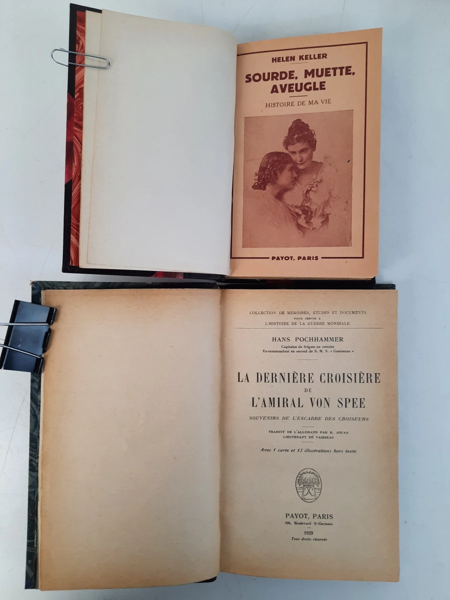 Set van 6 vintage varia literatuur boeken met harde kaft