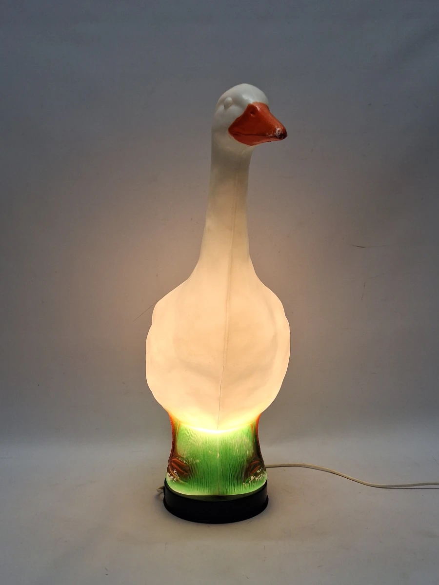 Originele Vintage Gladys Goose ganzenlamp – Iconische Pop-Art designklassieker uit de jaren ’70/'80