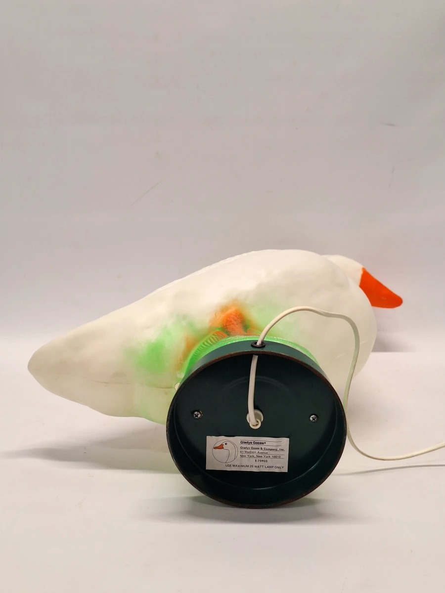 Originele Vintage Gladys Goose ganzenlamp – Iconische Pop-Art designklassieker uit de jaren ’70/'80