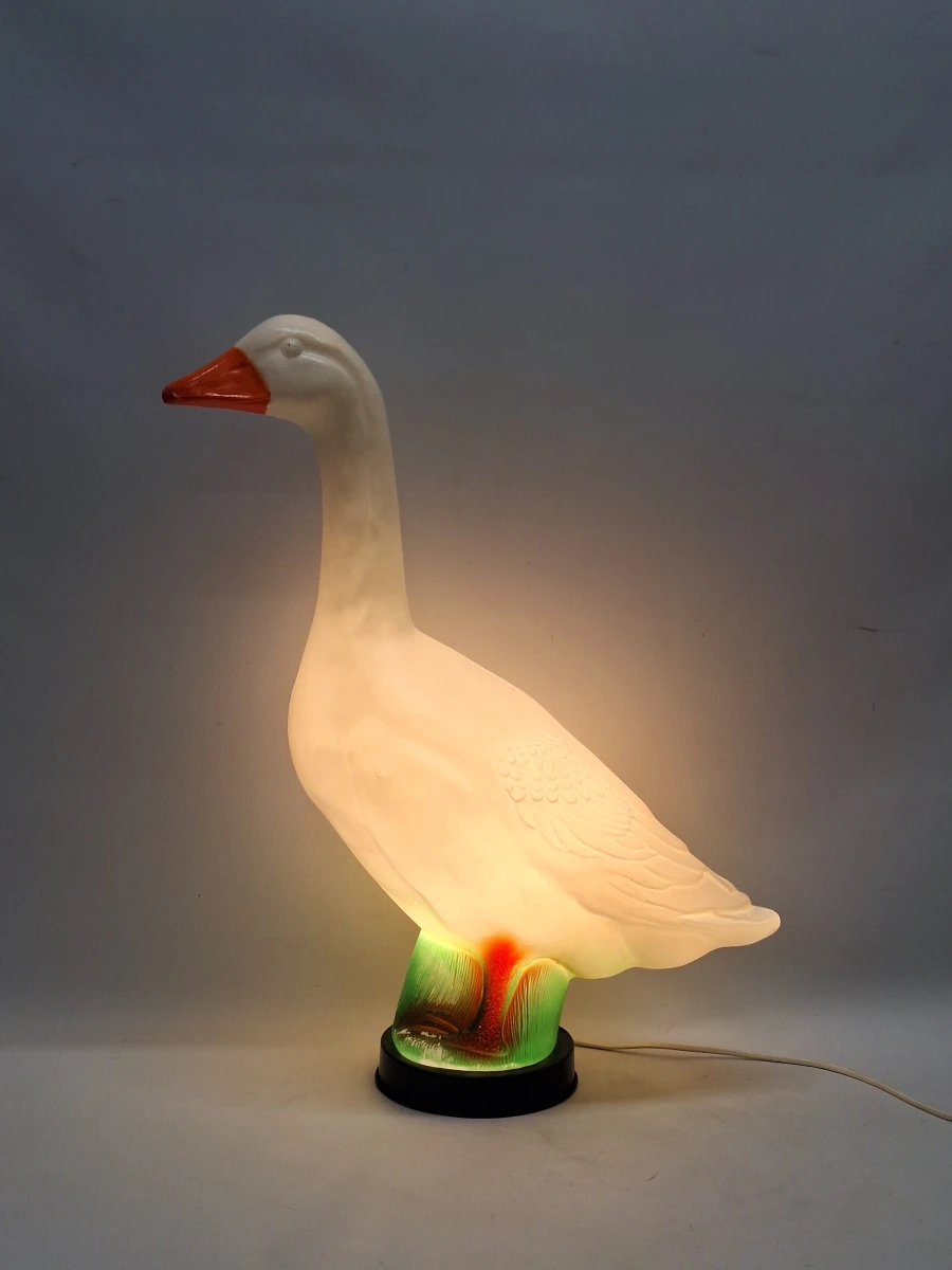 Originele Vintage Gladys Goose ganzenlamp – Iconische Pop-Art designklassieker uit de jaren ’70/'80